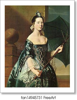 Free art print of Mrs. Benjamin Pickman (Mary Toppan) by John Singleton Copley