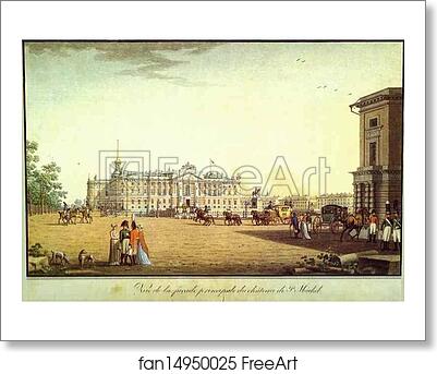 Free art print of St. Petersburg. View of Mikhailovsky Castle as Seen from the Main Facade by Benjamin Paterssen Free art print of St. Petersburg. View of Mikhailovsky Castle as Seen from the Main Facade by Benjamin Paterssen