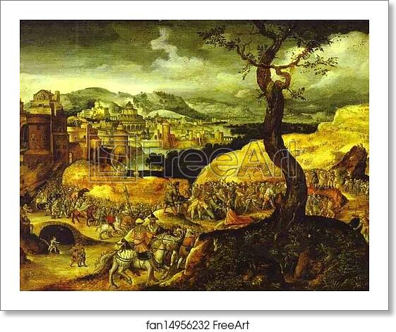 Free art print of Procession to Golgotha by Herri De Patinir, Called Herri Met De Bles Free art print of Procession to Golgotha by Herri De Patinir, Called Herri Met De Bles