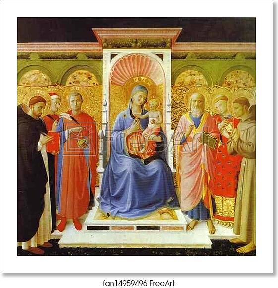 Free art print of Annalena Altarpiece by Fra Angelico Free art print of Annalena Altarpiece by Fra Angelico