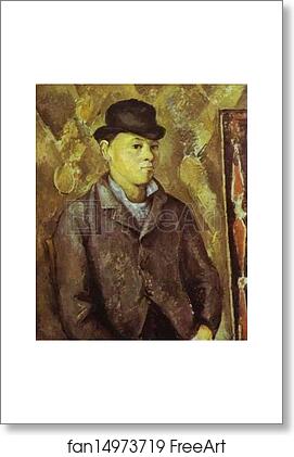 Free art print of The Artists's Son, Paul by Paul Cézanne