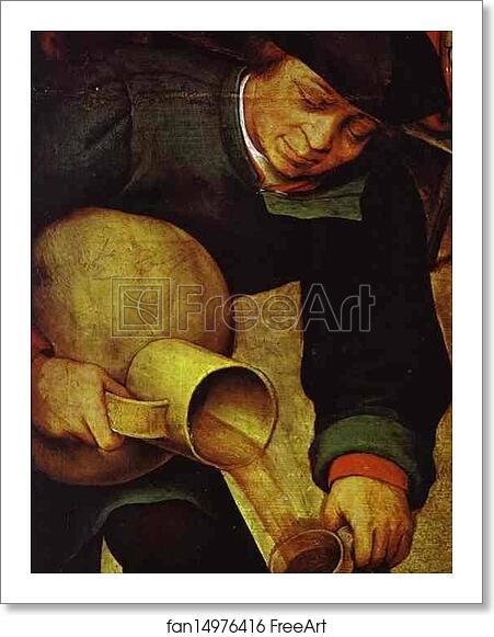 Free art print of The Peasant Wedding. Detail by Pieter Bruegel The Elder Free art print of The Peasant Wedding. Detail by Pieter Bruegel The Elder