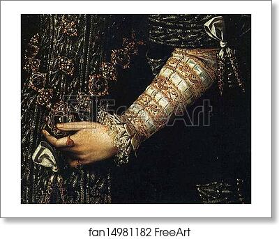 Free art print of Portrait of Queen Anne of Austria. Detail by Sofonisba Anguissola