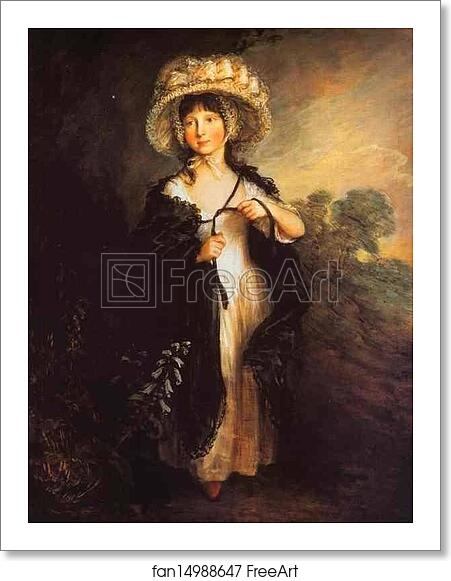 Free art print of Miss Haverfield by Thomas Gainsborough Free art print of Miss Haverfield by Thomas Gainsborough