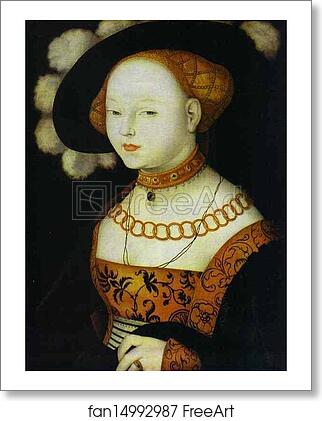 Free art print of Portrait of a Lady by Hans Baldung, Called Grien