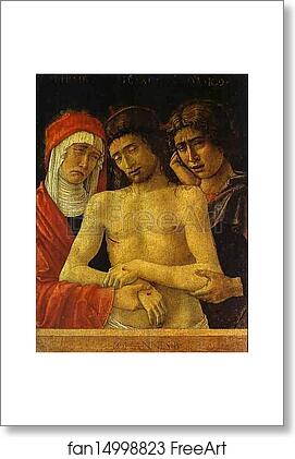 Free art print of Pietà by Giovanni Bellini
