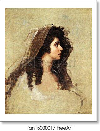 Free art print of Portrait Head (Mrs Siddons) by George Romney Free art print of Portrait Head (Mrs Siddons) by George Romney