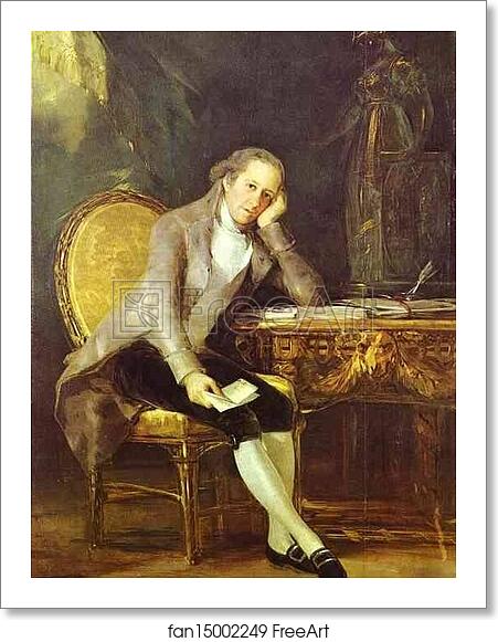 Free art print of Gaspar Melchor de Jovellanos by Francisco De Goya Y Lucientes