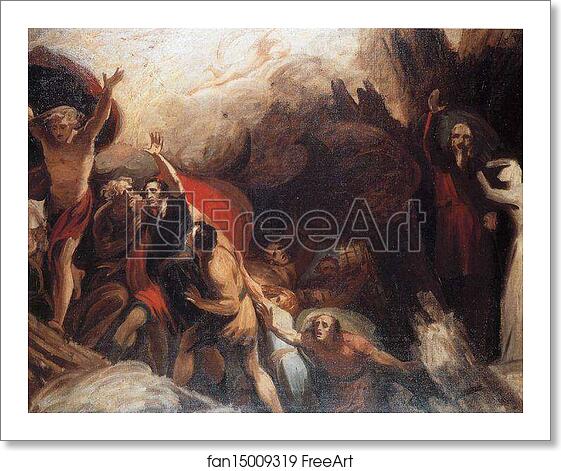Free art print of Oil Sketch for the Shipwreck Scene in Act I of Shakespeare's 'The Tempest' by George Romney Free art print of Oil Sketch for the Shipwreck Scene in Act I of Shakespeare's 'The Tempest' by George Romney