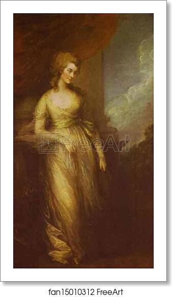 Free art print of Georgiana, Duchess of Devonshire by Thomas Gainsborough