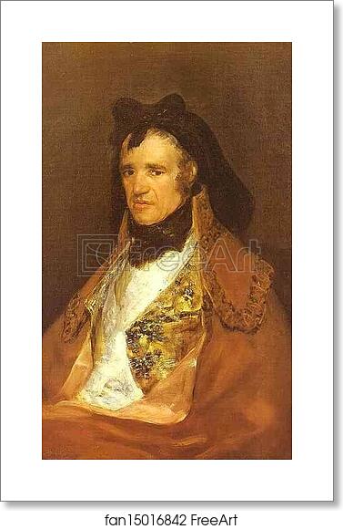 Free art print of Portrait of Pedro Mocarte, a Singer of the Cathedral of Toledo by Francisco De Goya Y Lucientes