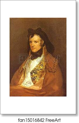 Free art print of Portrait of Pedro Mocarte, a Singer of the Cathedral of Toledo by Francisco De Goya Y Lucientes