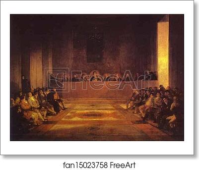 Free art print of Junta of the Philippines by Francisco De Goya Y Lucientes