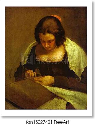 Free art print of The Needlewoman by Diego Velázquez Free art print of The Needlewoman by Diego Velázquez