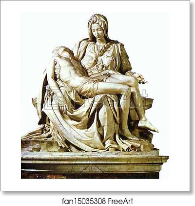 Free art print of Pieta by Michelangelo