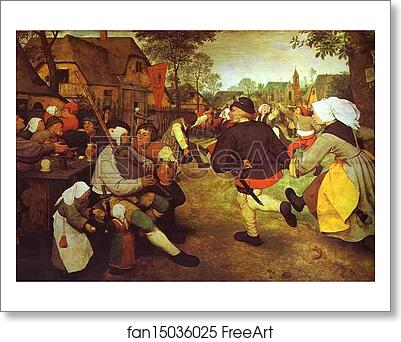 Free art print of The Peasant Dance by Pieter Bruegel The Elder Free art print of The Peasant Dance by Pieter Bruegel The Elder