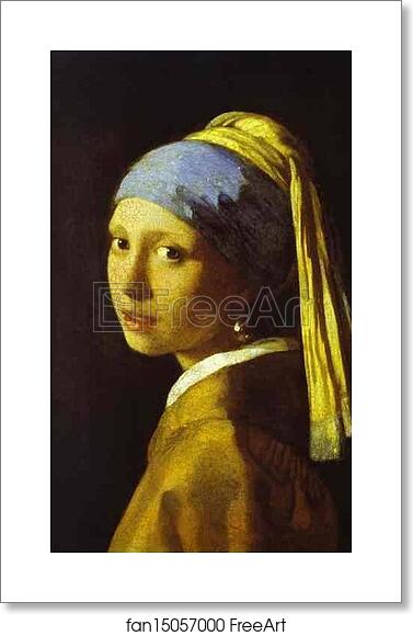 Free art print of Girl with a Pearl Earring by Jan Vermeer