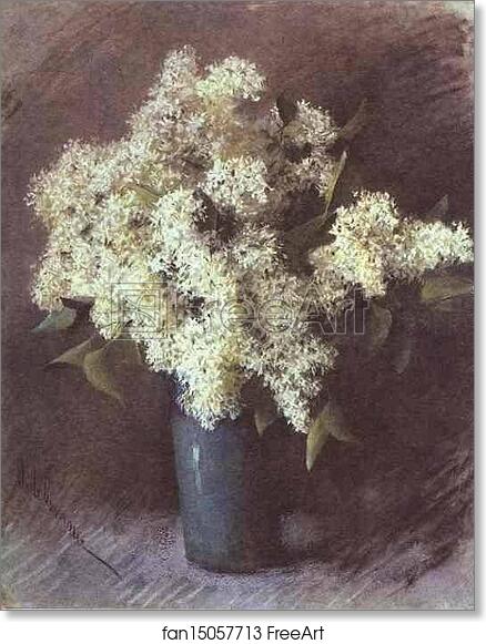 Free art print of White Lilac by Isaac Levitan