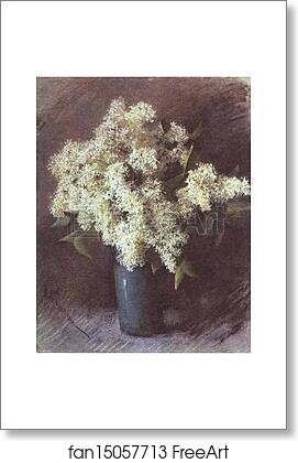 Free art print of White Lilac by Isaac Levitan