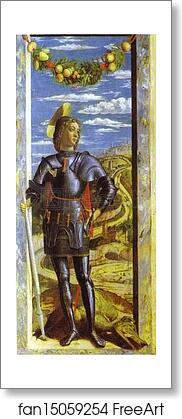 Free art print of St. George by Andrea Mantegna