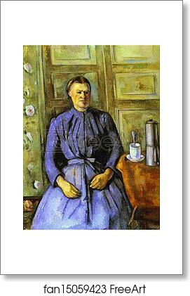 Free art print of Woman with Coffee Pot by Paul Cézanne