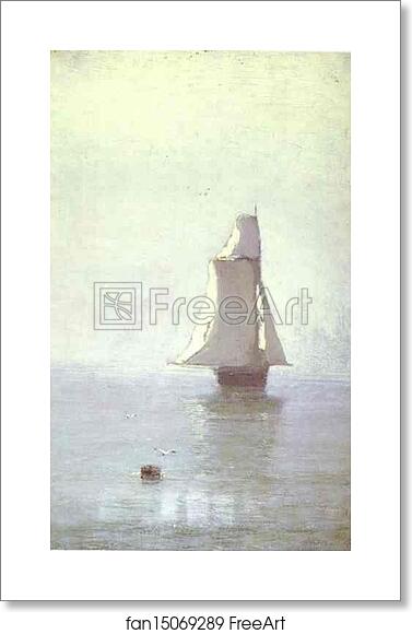 Free art print of The Sea with a Sailing-Ship by Arkhip Kuinji Free art print of The Sea with a Sailing-Ship by Arkhip Kuinji
