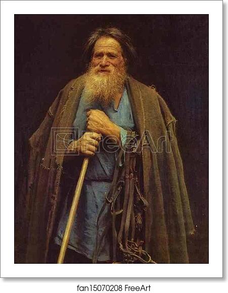 Free art print of Peasant Holding a Bridle. (Portrait of Mina Moiseyev) by Ivan Kramskoy Free art print of Peasant Holding a Bridle. (Portrait of Mina Moiseyev) by Ivan Kramskoy