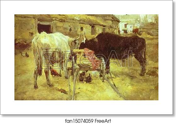 Free art print of Bullocks by Valentin Serov Free art print of Bullocks by Valentin Serov