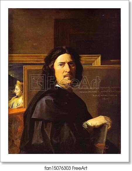 Free art print of Self-Portrait by Nicolas Poussin Free art print of Self-Portrait by Nicolas Poussin