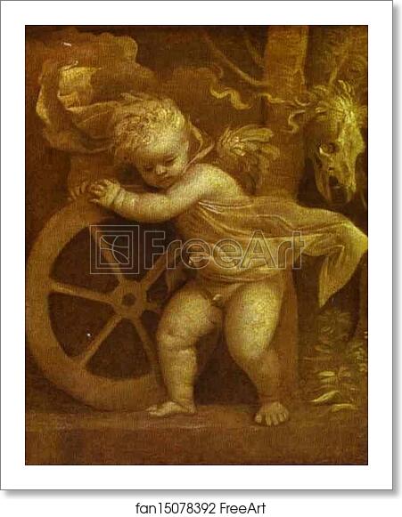 Free art print of Cupid with the Wheel of Fortune by Titian Free art print of Cupid with the Wheel of Fortune by Titian