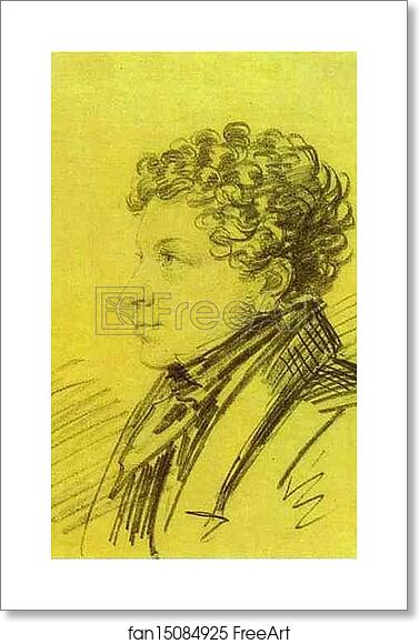 Free art print of Portrait of Leo Pushkin by Alexander Orlowski