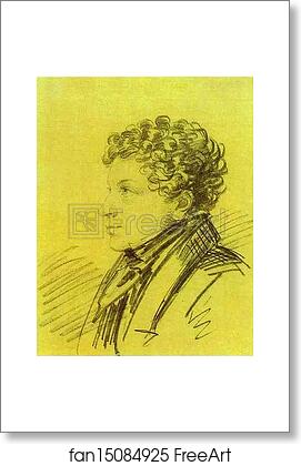 Free art print of Portrait of Leo Pushkin by Alexander Orlowski