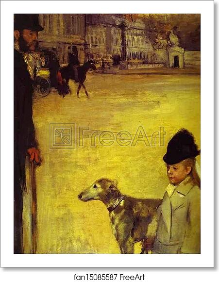 Free art print of Place de la Concorde. Detail by Edgar Degas Free art print of Place de la Concorde. Detail by Edgar Degas