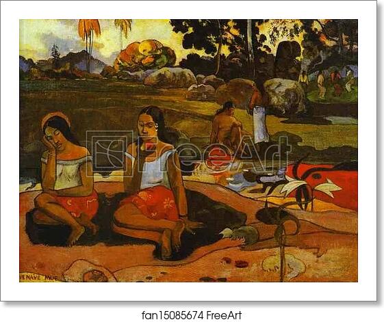 Free art print of Nave Nave Moe (Sacred Spring) by Paul Gauguin Free art print of Nave Nave Moe (Sacred Spring) by Paul Gauguin