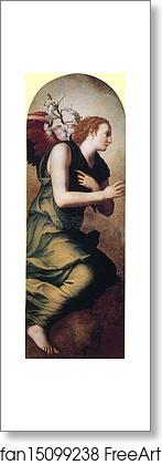 Free art print of Annunciation (left panel) by Agnolo Bronzino