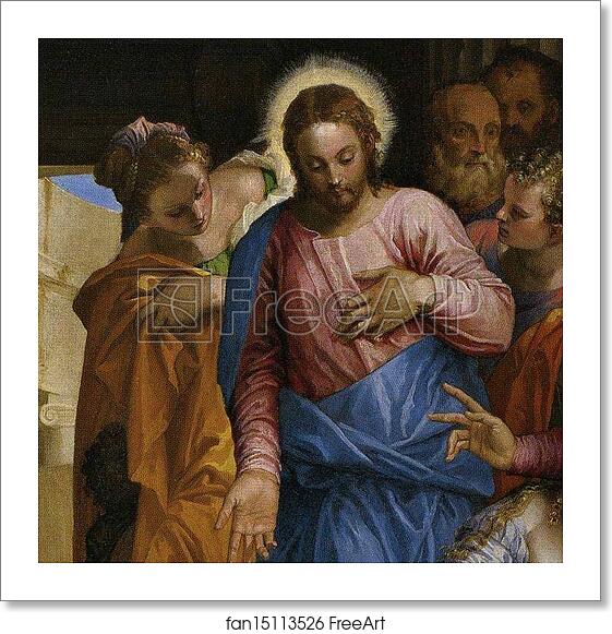 Free art print of Christ Healing a Woman with an Issue of Blood. Detail by Paolo Veronese Free art print of Christ Healing a Woman with an Issue of Blood. Detail by Paolo Veronese