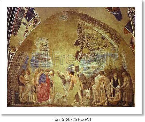 Free art print of Legend of the True Cross: Death of Adam by Piero Della Francesca