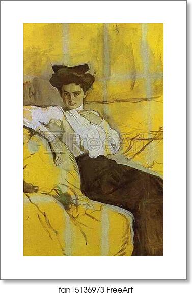 Free art print of Portrait of Henrietta Girshman by Valentin Serov Free art print of Portrait of Henrietta Girshman by Valentin Serov