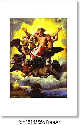 Free art print of Ezekiel's Vision by Raphael
