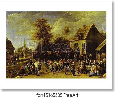 Free art print of Fête Champêtre by David Teniers The Younger