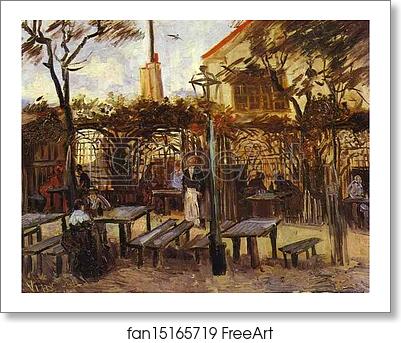 Free art print of Terrace of the Cafè "La Guinguuette" by Vincent Van Gogh