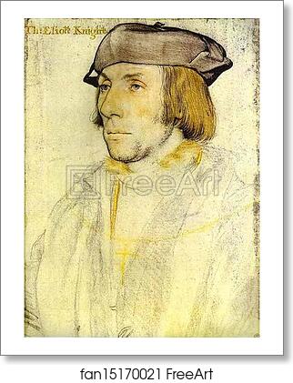 Free art print of Portrait of Sir Thomas Elyot by Hans Holbein The Younger
