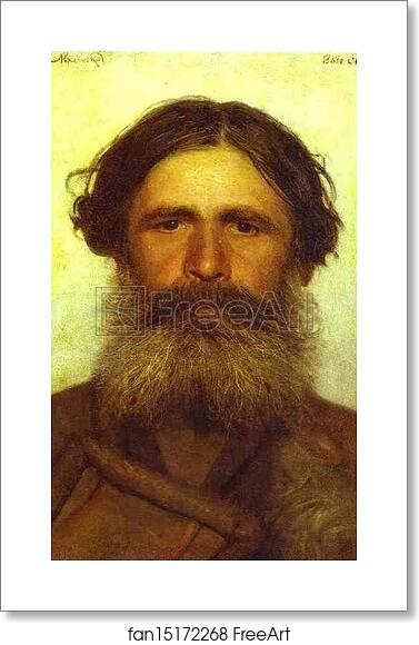 Free art print of The Portrait of a Peasant by Ivan Kramskoy Free art print of The Portrait of a Peasant by Ivan Kramskoy