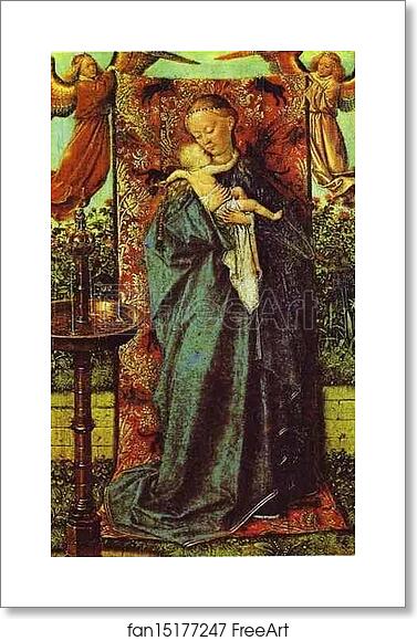 Free art print of Madonna by the Fountain by Jan Van Eyck Free art print of Madonna by the Fountain by Jan Van Eyck