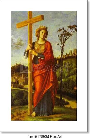 Free art print of St. Helena by Giovanni Battista Cima, Called Cima Da Conegliano Free art print of St. Helena by Giovanni Battista Cima, Called Cima Da Conegliano