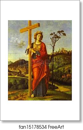 Free art print of St. Helena by Giovanni Battista Cima, Called Cima Da Conegliano Free art print of St. Helena by Giovanni Battista Cima, Called Cima Da Conegliano