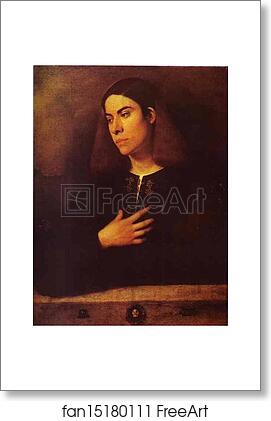Free art print of Portrait of a Young Man (Antonio Broccardo?) by Giorgione