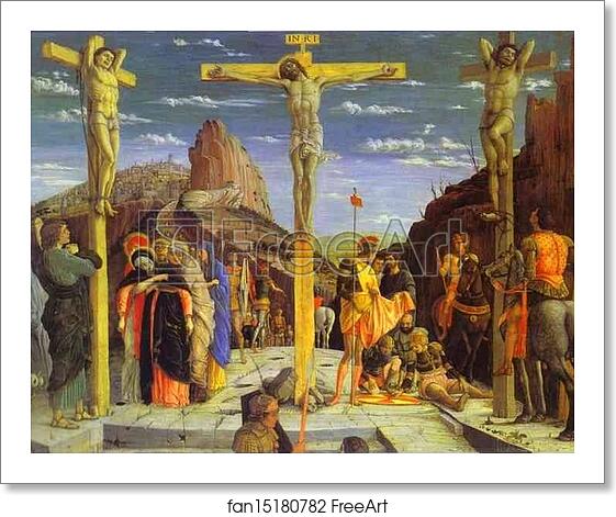 Free art print of Calvary by Andrea Mantegna Free art print of Calvary by Andrea Mantegna