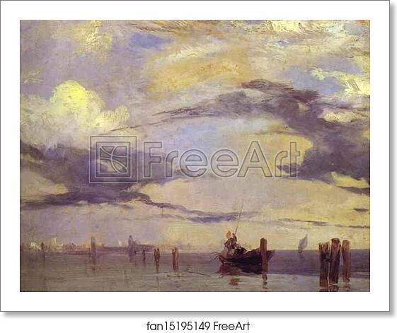Free art print of View of the Lagoon near Venice by Richard Parkes Bonington Free art print of View of the Lagoon near Venice by Richard Parkes Bonington