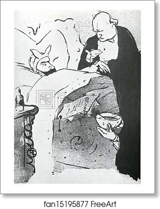 Free art print of Carnot Malade! / Cannot Ill, a Song Sung at the Chat Noir by Henri De Toulouse-Lautrec